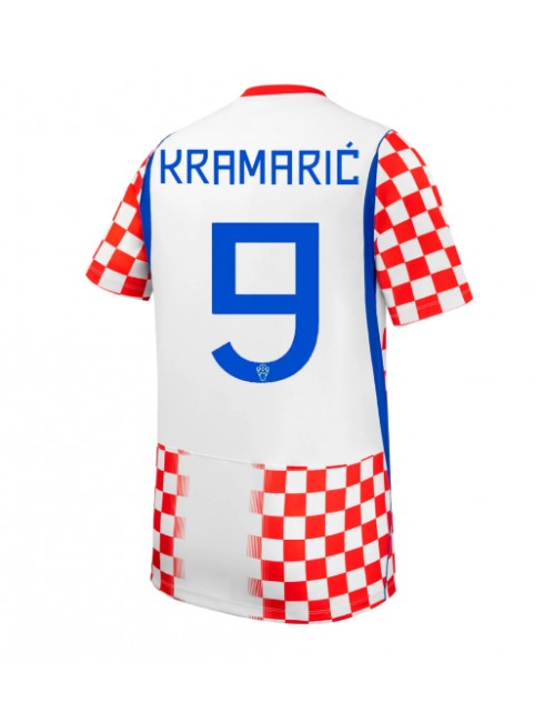 Kroatien Andrej Kramaric #9 Replika Hemmakläder VM 2026 Kortärmad Kroatien Andrej Kramaric #9 Replika Hemmakläder VM 2026 Kortärmad